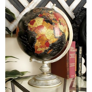 Cole Grey Metal Globe CLRB1142